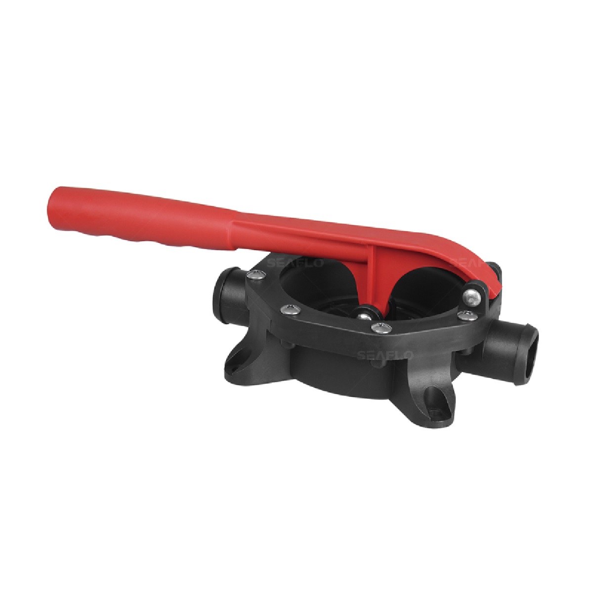 Bomba-manual-para-transferencia-de-liquido-mangueira-com-diafragma-plástico-vermelha-preta-1