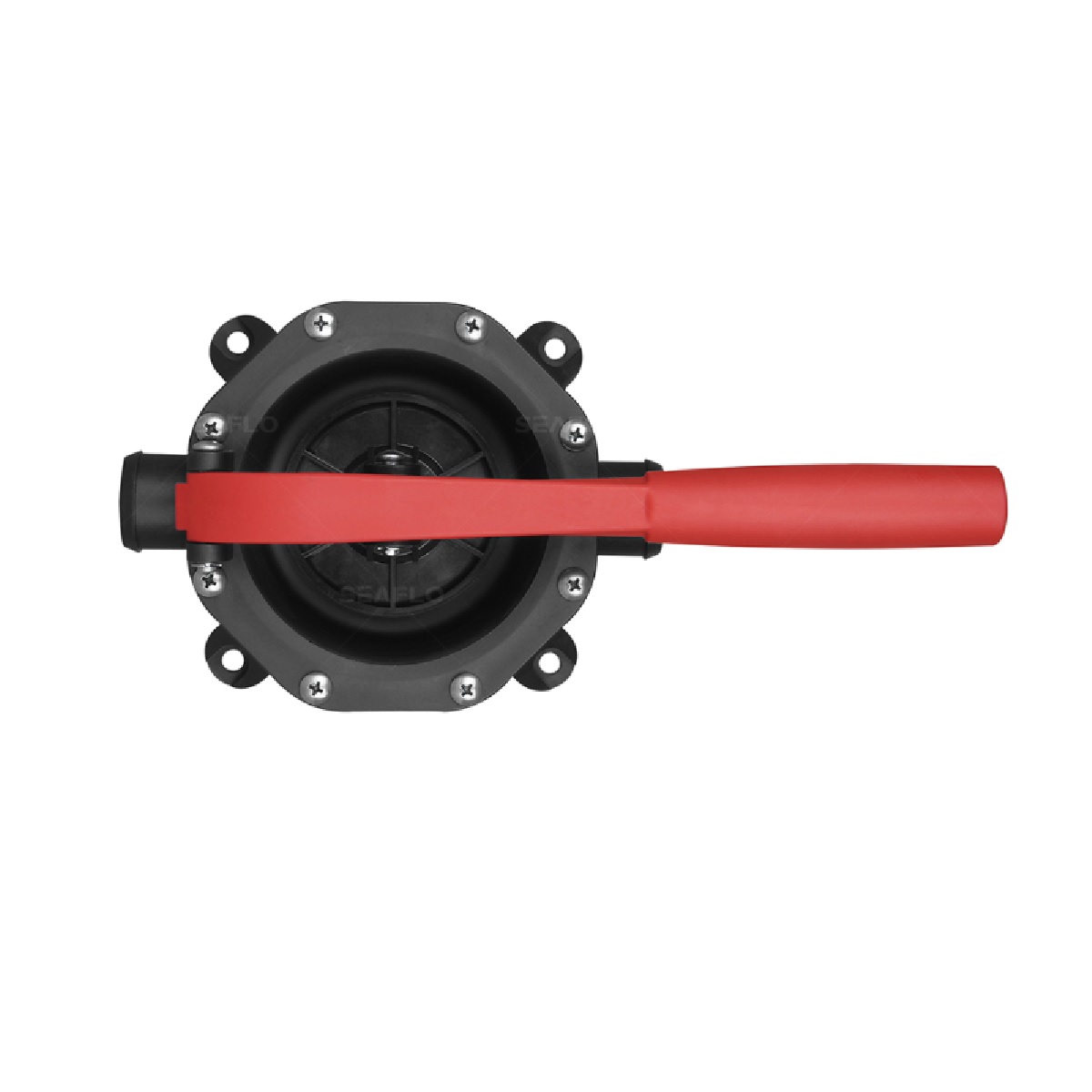 Bomba-manual-para-transferencia-de-liquido-mangueira-com-diafragma-plástico-vermelha-preta-2